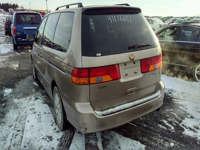 2HKRL18973H013911 - 2003 HONDA ODYSSEY EX BEIGE photo 3