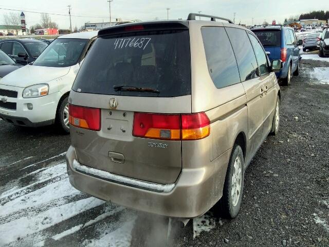 2HKRL18973H013911 - 2003 HONDA ODYSSEY EX BEIGE photo 4