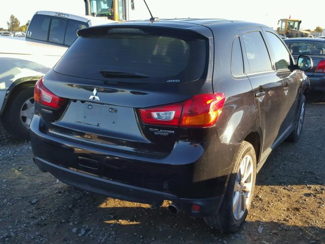 4A4AR4AU4FE036653 - 2015 MITSUBISHI OUTLANDER BLACK photo 4