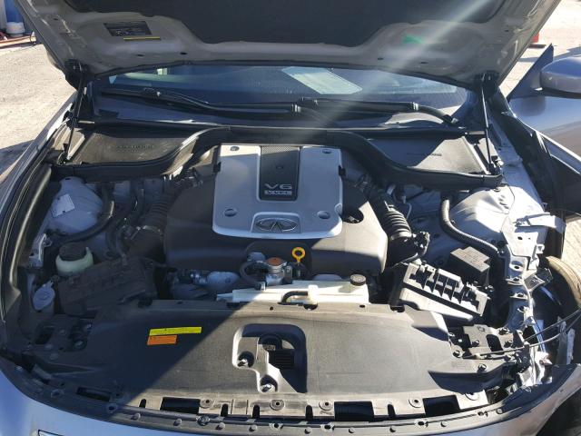 JNKCV64E88M105024 - 2008 INFINITI G37 BASE SILVER photo 7