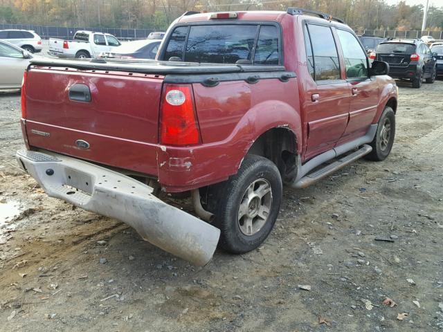 1FMZU77E93UC08182 - 2003 FORD EXPLORER S RED photo 4