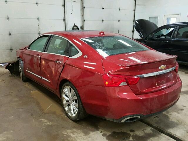 2G1155S32E9177827 - 2014 CHEVROLET IMPALA LTZ RED photo 3