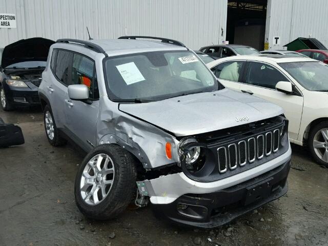 ZACCJBBB5HPF67217 - 2017 JEEP RENEGADE L SILVER photo 1