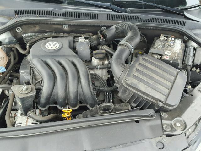 3VW2K7AJ5DM391116 - 2013 VOLKSWAGEN JETTA BASE SILVER photo 7