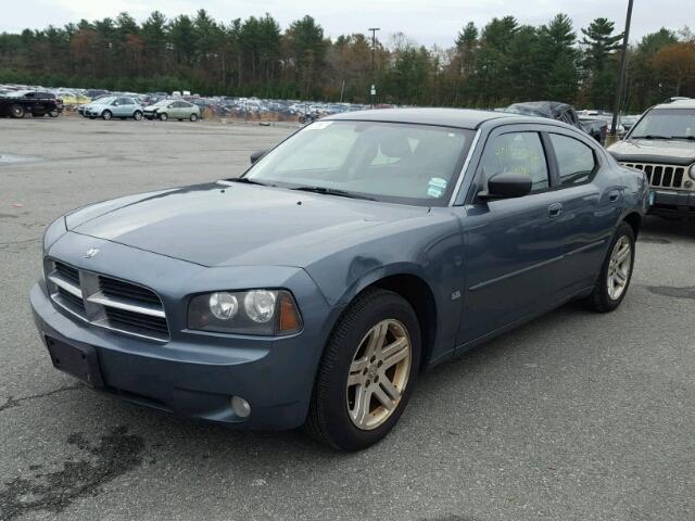 2B3KA43G16H251928 - 2006 DODGE CHARGER SE BLUE photo 2