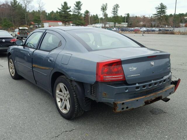 2B3KA43G16H251928 - 2006 DODGE CHARGER SE BLUE photo 3