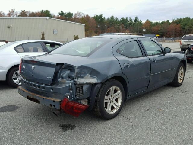 2B3KA43G16H251928 - 2006 DODGE CHARGER SE BLUE photo 4