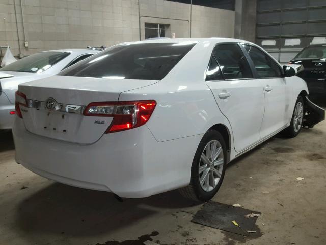 4T1BF1FK5CU158641 - 2012 TOYOTA CAMRY BASE WHITE photo 4