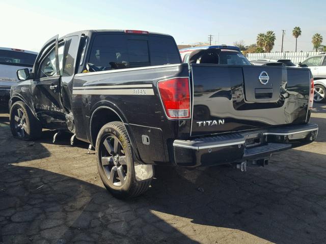 1N6AA0CHXCN324242 - 2012 NISSAN TITAN S BLACK photo 3