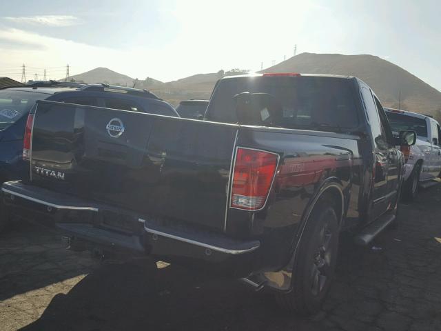 1N6AA0CHXCN324242 - 2012 NISSAN TITAN S BLACK photo 4