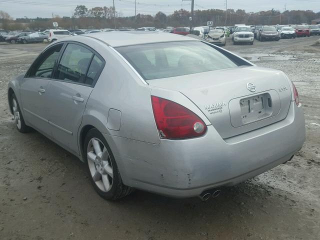 1N4BA41E14C867909 - 2004 NISSAN MAXIMA SE SILVER photo 3