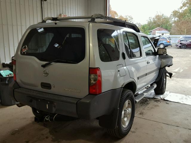 5N1ED28T93C635575 - 2003 NISSAN XTERRA XE SILVER photo 4