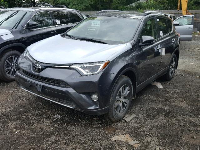 JTMRFREV3JJ217407 - 2018 TOYOTA RAV4 ADVEN GRAY photo 2