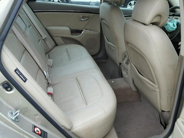 KMHFC46D79A354622 - 2009 HYUNDAI AZERA GLS TAN photo 6