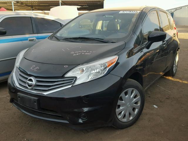 3N1CE2CP1FL364087 - 2015 NISSAN VERSA NOTE BLACK photo 2