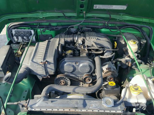 1J4FA29164P797666 - 2004 JEEP WRANGLER / GREEN photo 7