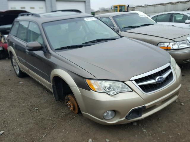 4S4BP86CX84306319 - 2008 SUBARU OUTBACK 3. BROWN photo 1