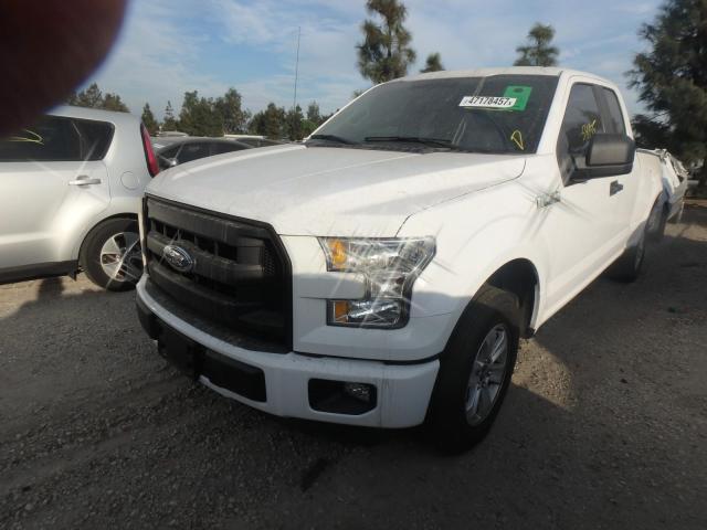 1FTEX1C86FKD90222 - 2015 FORD F150 SUPER WHITE photo 2