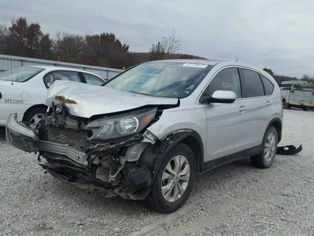 2HKRM4H50DH600481 - 2013 HONDA CR-V EX SILVER photo 2