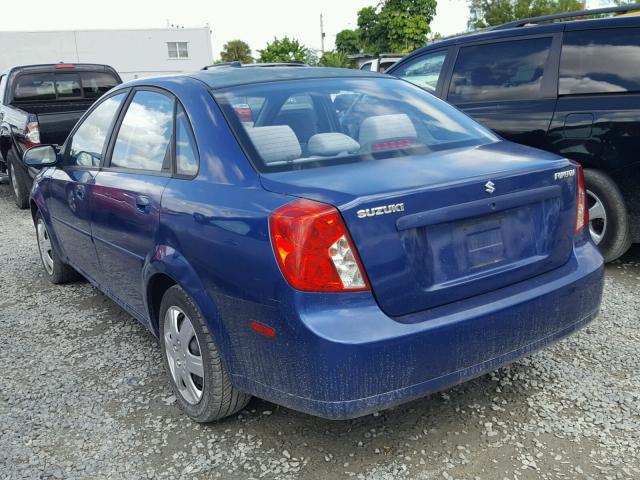 KL5JD56Z25K122484 - 2005 SUZUKI FORENZA S BLUE photo 3