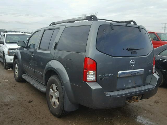 5N1AR18W46C645567 - 2006 NISSAN PATHFINDER GRAY photo 3