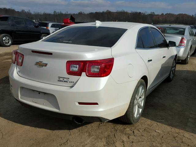 1G11F5SL8FF193973 - 2015 CHEVROLET MALIBU LTZ WHITE photo 4