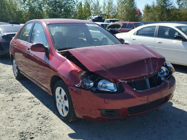 KNAFE222495668550 - 2009 KIA SPECTRA EX RED photo 1