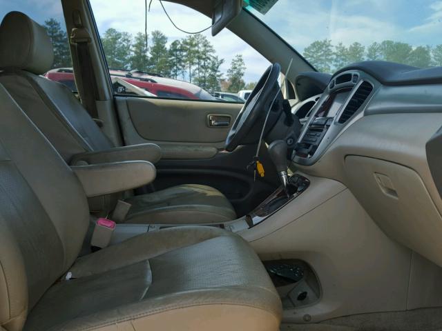 JTEEW21A660013203 - 2006 TOYOTA HIGHLANDER GOLD photo 5