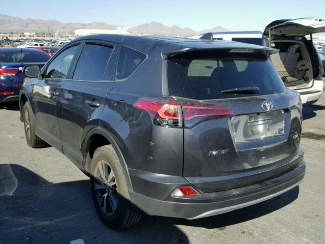 JTMWFREV9JJ740238 - 2018 TOYOTA RAV4 ADVEN CHARCOAL photo 3