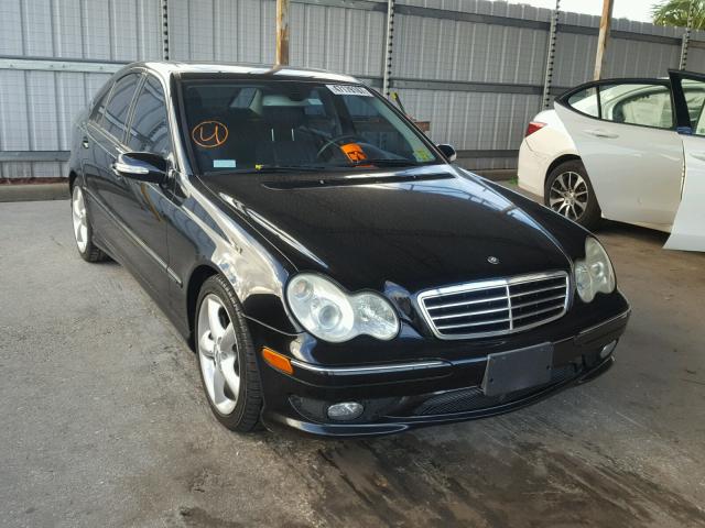 WDBRF52H36A893854 - 2006 MERCEDES-BENZ C GENERATI BLACK photo 1