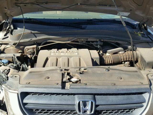 5FNYF18455B027167 - 2005 HONDA PILOT EX GOLD photo 7