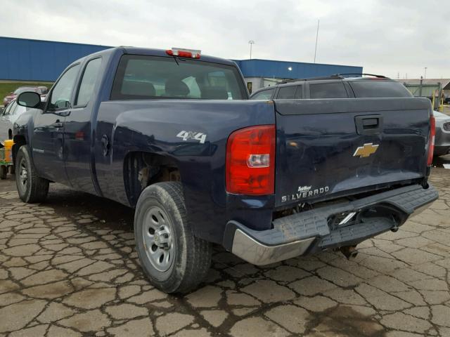 1GCEK19C39Z230689 - 2009 CHEVROLET SILVERADO BLUE photo 3