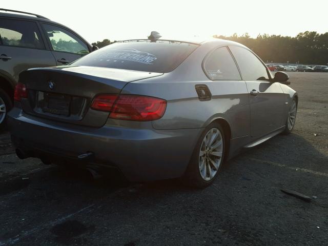 WBAWB735X9P046943 - 2009 BMW 335 I GRAY photo 4