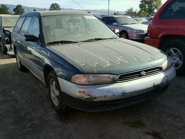 4S3BK4356T7930076 - 1996 SUBARU LEGACY L GREEN photo 1