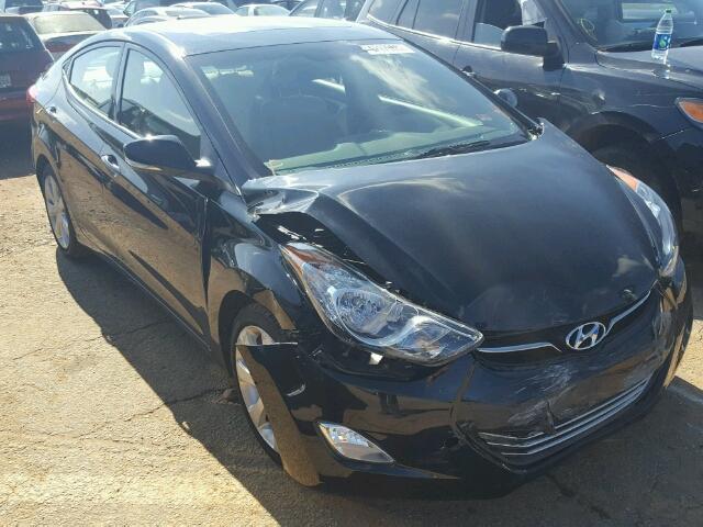 5NPDH4AE9DH317070 - 2013 HYUNDAI ELANTRA GL BLACK photo 1