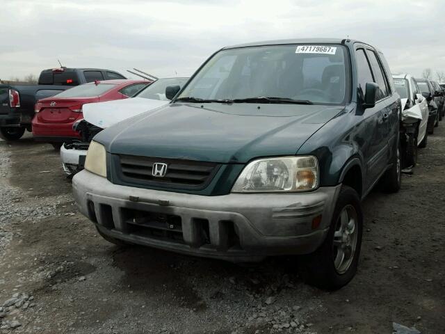 JHLRD1858XC812739 - 1999 HONDA CR-V EX GREEN photo 2