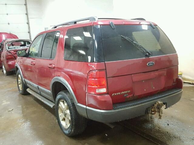 1FMZU73W83ZA69373 - 2003 FORD EXPLORER X MAROON photo 3