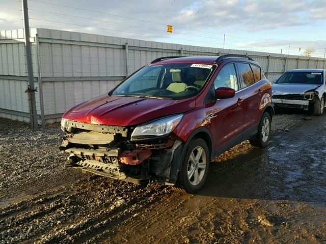 1FMCU9GX3FUA26016 - 2015 FORD ESCAPE SE MAROON photo 2