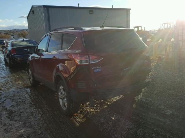 1FMCU9GX3FUA26016 - 2015 FORD ESCAPE SE MAROON photo 3