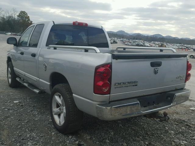 1D7HU18277S116531 - 2007 DODGE RAM 1500 S SILVER photo 3