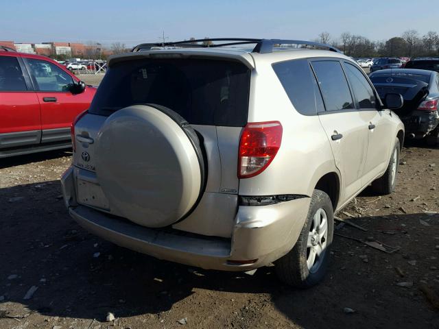 JTMBD33VX85185033 - 2008 TOYOTA RAV4 TAN photo 4