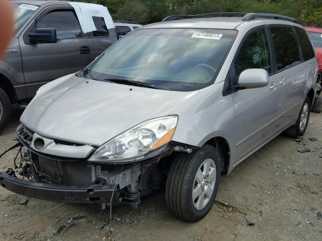 5TDZA22C26S550149 - 2006 TOYOTA SIENNA XLE SILVER photo 2