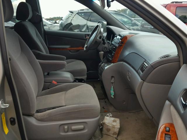 5TDZA22C26S550149 - 2006 TOYOTA SIENNA XLE SILVER photo 5