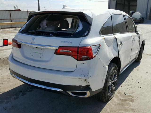 5FRYD3H32HB010824 - 2017 ACURA MDX WHITE photo 4