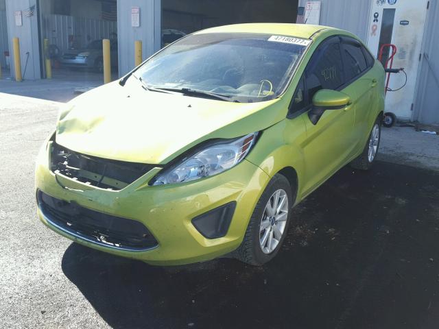 3FADP4BJ2CM112512 - 2012 FORD FIESTA SE GREEN photo 2