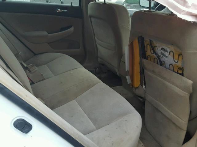 1HGCM56105A073709 - 2005 HONDA ACCORD DX WHITE photo 6