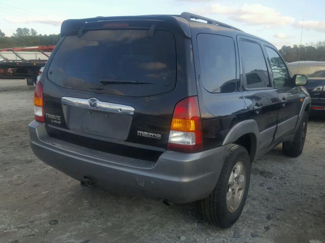 4F2YU08192KM28418 - 2002 MAZDA TRIBUTE LX BLACK photo 4