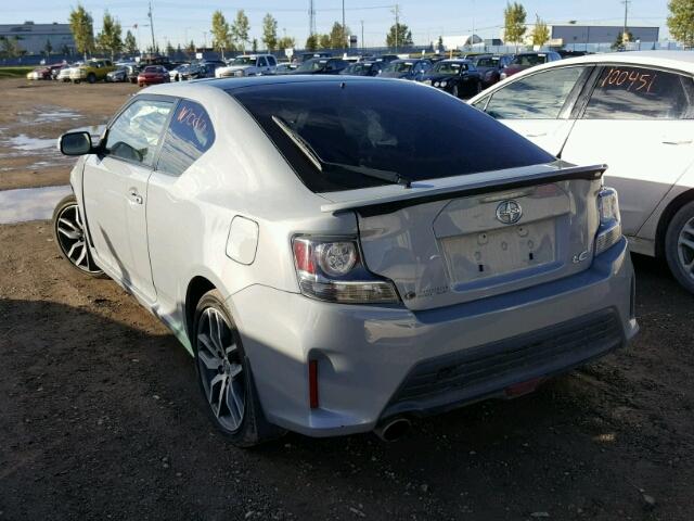 JTKJF5C75E3068494 - 2014 TOYOTA SCION TC 灰色 照片 3