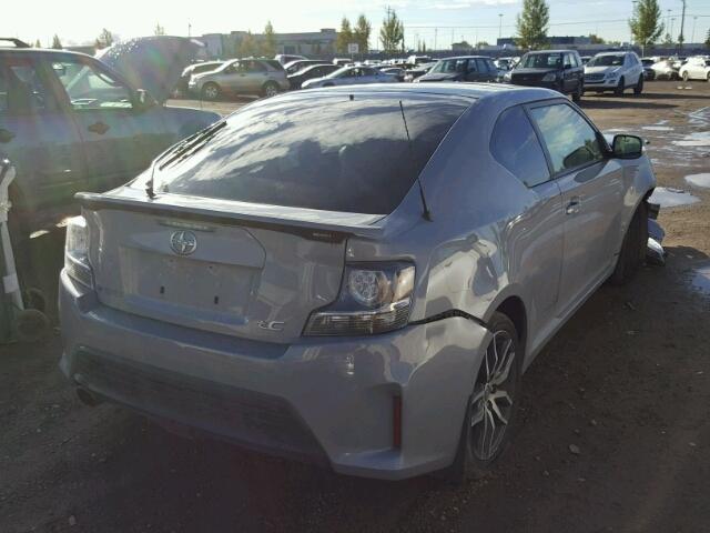 JTKJF5C75E3068494 - 2014 TOYOTA SCION TC 灰色 照片 4