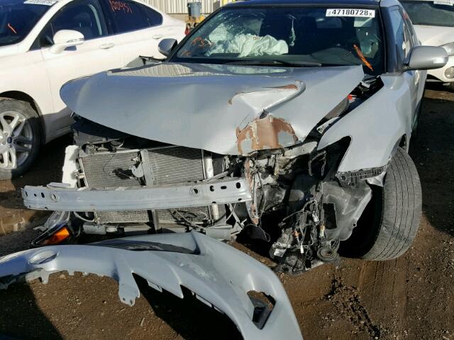 JTKJF5C75E3068494 - 2014 TOYOTA SCION TC 灰色 照片 9